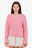 Gucci Pink Wool Crew Neck Sweater Size M