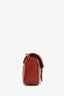 Gucci GG Marmont Canvas Red Leather Small Crossbody Bag