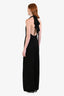Frame Black Key Hole Halter Jumpsuit Size XS