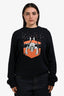 Hermès Black Cotton Graphic 'Boite Suprise' Crewneck Size L