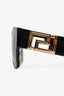 Versace Black Square Frame Greca Motif Sunglasses