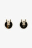 Chloe Brown Gold Tone Marcie Clip On Earrings