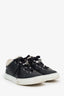 Hermès Black Leather Shearling 'Day Sneaker' Size 37.5