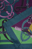 Hermès Green/Purple/Blue 'Eperon d'Or' Silk Scarf 90