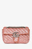 Gucci Pink Sequin Marmont Shoulder Bag