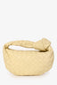 Bottega Veneta Yellow Leather Intrecciato Mini Jodie Top Handle Bag