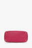 Prada Pink Saffiano Leather Medium Double Zip Galleria Tote with Strap