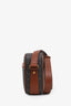 Saint Laurent Paris Brown PVC Le Monogram Camera Crossbody Bag