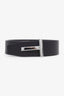 Tom Ford Black Leather Reversible Belt SHW Size 85