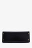 Hermès 2023 Black Box Leather Sellier Kelly 28 with Strap