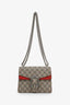Gucci Beige/Red Canvas Leather Mini Dionysus Chain Shoulder Bag