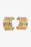 Christian Dior Gold Wide Hoop Clip On Earrings