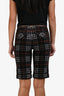 Burberry Blue Label Brown/Red Corduroy Shorts Size 36