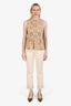 Dorothee Schumacher Cream Denim High Waisted Straight Leg Jeans Size 3