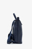 Longchamp Navy Leather Le Pliage Backpack