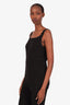 Pre-loved Chanel™ Black Cotton CC Logo Tank Top Size 46