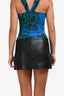 Lamarque Black Lamb Leather 'Thalia' Mini Skirt Size XS