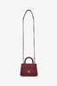 Pre-Loved Chanel™ 2019-20 Burgundy Caviar Leather Extra Mini Coco Top Handle