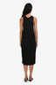 Acne Studios Black Sleeveless Midi Dress Size M