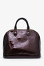 Louis Vuitton Burgundy Vernis Amarante Alma PM Top Handle
