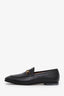 Gucci Black Leather Horsebit 'Jordaan' Loafers Size 38.5