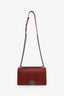 Pre-loved Chanel™ 2014-15 Burgundy Calfskin Chevron Quilted Medium Boy Flap Bag