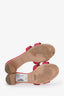 Hermès Pink Epsom Calfskin Oasis Sandals Size 37