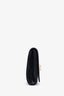 Versace Black Leather La Medusa Flap Chain Clutch