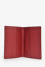 Bottega Veneta Burgundy Intrecciato Leather Passport Holder