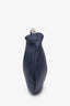 Givenchy Navy Smooth Leather Chain-Link Infinity Hobo Bag with Pouch