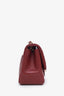 Pre-loved Chanel™ 2022 Burgundy Quilted Lambskin Mini Square Flap Bag