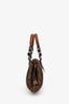 Christian Dior 2007 Brown Monogram Romantique Trotter Flap Bag