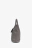 Prada Grey Soft Calf Leather 'Bauletto' Crossbody Bag