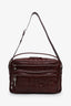 Acne Studios Burgundy Large Camero Camera Shoulder Bag