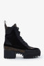 Louis Vuitton Brown Suede Leather Monogram Boots Size 36.5