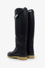 Hermès Black Calfskin Faustine Riding Boots Size 37