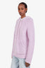 Acne Studios Purple Wool Fluffy Hoodie Size S