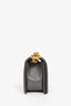 Pre-loved Chanel™ 2022+ Grey Caviar Leather Small Boy Bag GHW