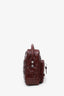 Acne Studios Burgundy Large Camero Camera Shoulder Bag