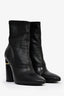 3.1 Phillip Lim Black Leather Block Heel Ankle Boots Size 38.5