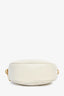 Gucci White Leather Marmont Round Mini Shoulder Bag