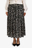 Ba&sh Black Pleated Lady Midi Skirt Size 42
