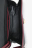 Pierre Hardy Black/Burgundy Multicolour Leather Alpha Maxi Top Handle Bag with Crossbody Strap