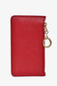 Bvlgari Red Leather Coin Purse