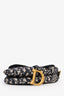 Christian Dior 2020 Blue Oblique Saddle Bag