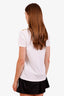 Balmain White Cotton Logo T-Shirt Size XS
