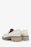 Rag & Bone Grey Patent Leather Platform Loafers Size 39