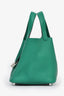 Hermès 2019 Vert Vertigo Clemence Leather Picotin Lock 18