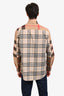 Burberry Brown Nova Check Long Sleeve Button Up Shirt Size S Men
