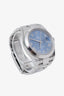 Rolex Stainless Steel Oyster Blue Roman Numeral Dial Datejust 41 Watch (126300)